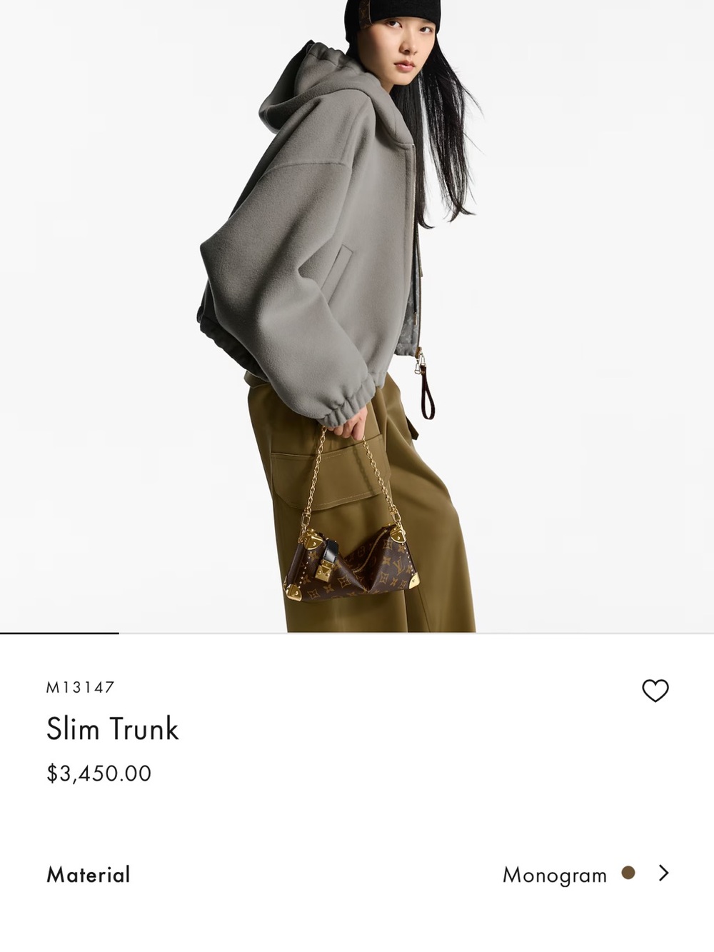 ❤️NWT LOUIS VUITTON SLIM TRUNK BAG M13147 - Picture 7 of 17